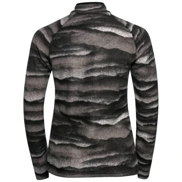 ODLO ROY GRAPHIC MIDLAYER FULL ZIP W BLACK 22 2 ODLO ROY GRAPHIC MIDLAYER FULL ZIP W BLACK 22 - Image 2