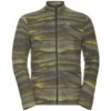 ODLO ROY GRAPHIC MIDLAYER FULL ZIP DEEP DEPTHS 22