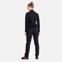 ODLO BLACKCOMB MIDLAYER 1/2 ZIP W BLACK - SPACE DYE 22 -Warm Winter Outlet Store 9 102362 midlayer 1 2 zip blackcomb black space dye 542621 60223 04
