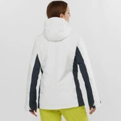 SALOMON BRILLIANT JKT W WHITE/EBONY/EVENING PRIM 22 -Warm Winter Outlet Store 9 102609 brilliant jkt w white ebony evening prim lc1630800 04