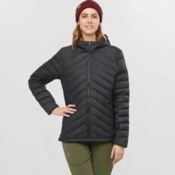 SALOMON TRANSITION DOWN HOODIE W BLACK 22 -Warm Winter Outlet Store 9 102629 transition down hoodie w black lc1603600 04