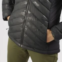 SALOMON TRANSITION DOWN HOODIE W BLACK/HE 22 -Warm Winter Outlet Store 9 102630 transition down hoodie w black he lc1603700 04