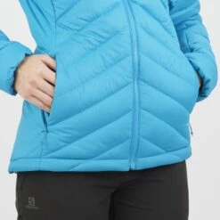 SALOMON TRANSITION DOWN HOODIE W BARRIER REEF 22 -Warm Winter Outlet Store 9 102631 transition down hoodie w barrier reef lc1603800 05