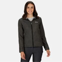 REGATTA W CONNIE V BLACK MARL 22 -Warm Winter Outlet Store 9 104334 connie v black marl rwl209 68r 05