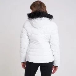 DARE 2B GLAMORIZE II JKT WHITE/BLKFUR 22 -Warm Winter Outlet Store 9 104371 glamorize ii jkt white blkfur dwp479 zue 05