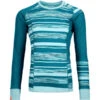 ORTOVOX 210 SUPERSOFT LONG SLEEVE W PACIFIC GREEN 22