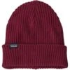 PATAGONIA FISHERMANS ROLLED BEANIE WAX RED 23