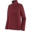 PATAGONIA W'S CAPILENE MIDWEIGHT ZIP NECK SEQUOIA RED 23