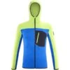 MILLET TRILOGY LIGHTGRID HOODIE SKY DIVER/ACID GREEN 23