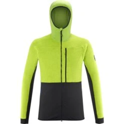 MILLET TRILOGY EDGE ALPHA HOOD M BLACK/ACID GREEN 23