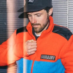 MILLET HERITAGE FLEECESHEEP JKT M ELECTRIC BLUE/RED 23 -Warm Winter Outlet Store 9 111338 heritage fleecesheep jktm electric blue red miv9304 9779 03