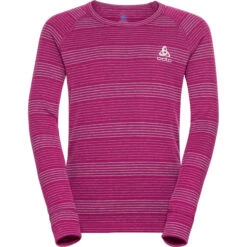 ODLO ACTIVE WARM ECO SET LONG KIDS ODLO STEEL GREY MELANGE/FESTIVAL FUCHSIA 23 -Warm Winter Outlet Store 9 111722 set long active warm eco steel grey melange festival fuchsia 159449 10828 05