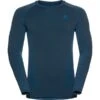 ODLO PERFORMANCE WARM ECO BL TOP CREW NECK L/S BLUE WING TEAL/INDIGO BUNTING 23