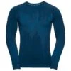 ODLO BL TOP CREW NECK L/S KINSHIP PW 200 BLUE WING TEAL MELANGE 23