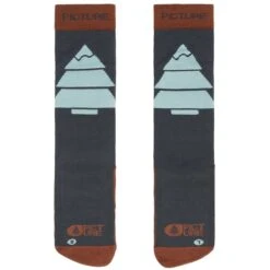 PICTURE WOOLING SKI SOCKS CHINA BLUE 23