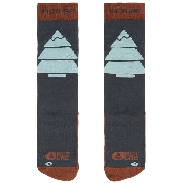 PICTURE WOOLING SKI SOCKS CHINA BLUE 23 1 PICTURE WOOLING SKI SOCKS CHINA BLUE 23