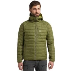 Haglöfs HAGLÖFS SPIRE MIMIC HOOD M OLIVE GREEN 23 -Warm Winter Outlet Store 9 113424 spire mimic hood m olive green 604676 4vy 03