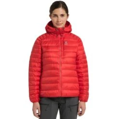 Haglöfs HAGLÖFS ROC DOWN HOOD W ZENITH RED 23 -Warm Winter Outlet Store 9 113517 roc down hood w zenith red 604683 4t7 03