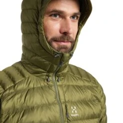 Haglöfs HAGLÖFS ROC DOWN HOOD M OLIVE GREEN 23 -Warm Winter Outlet Store 9 113525 roc down hood m olive green 604682 4vy 05