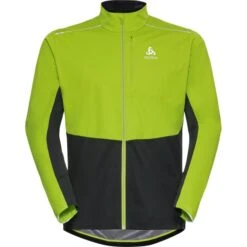 ODLO LANGNES NAUTICAL JACKET LIME GREEN/BLACK 23
