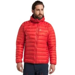 Haglöfs HAGLÖFS ROC DOWN HOOD M ZENITH RED 23 -Warm Winter Outlet Store 9 113528 roc down hood m zenith red 604682 4t7 03