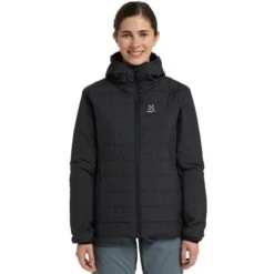 Haglöfs HAGLÖFS MIMIC SILVER HOOD W TRUE BLACK 23 -Warm Winter Outlet Store 9 113547 mimic silver hood w true black 605387 2c5 03