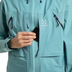 Haglöfs HAGLÖFS VASSI TOURING GTX JACKET W FROST BLUE 22 -Warm Winter Outlet Store 9 113586 vassi touring gtx jacket w frost blue 605022 4q3 03