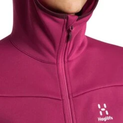 Haglöfs HAGLÖFS FROST MID HOOD W DEEP PINK 22 -Warm Winter Outlet Store 9 113609 frost mid hood w deep pink 604912 4t6 03