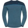 ODLO BL TOP CREW NECK L/S REVELSTOKE PW 150 BLUE WING TEAL MEL/IND BUNTING 23