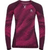 ODLO BLACKCOMB ECO BL TOP CREW NECK L/S W FESTIVAL FUCHSIA/SPACE DYE 23