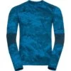 ODLO BL TOP CREW NECK L/S WHISTLER ECO INDIGO BUNTING/BLUE WING TEAL 23