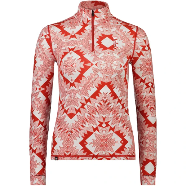 MONS ROYALE W CASCADE FLEX 1/4 ZIP VLU RETRO RED NORDTEK 23 1 MONS ROYALE W CASCADE FLEX 1/4 ZIP VLU RETRO RED NORDTEK 23