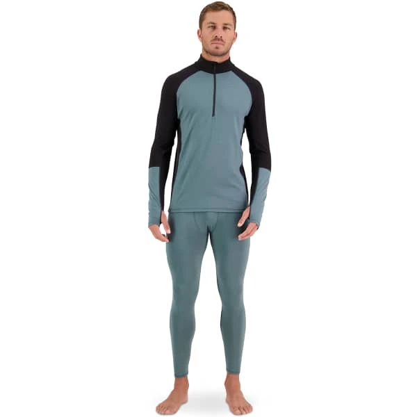 MONS ROYALE M OLYMPUS HALF ZIP VLU BURNT SAGE/BLACK 23 5 MONS ROYALE M OLYMPUS HALF ZIP VLU BURNT SAGE/BLACK 23 - Image 5