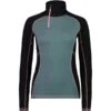 MONS ROYALE W OLYMPUS HALF ZIP VLU BURNT SAGE/BLACK 23