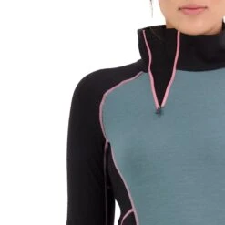 MONS ROYALE W OLYMPUS HALF ZIP VLU BURNT SAGE/BLACK 23 -Warm Winter Outlet Store 9 113959 w olympus half zip vlu burnt sage black 100017 1165 374 04