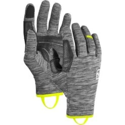 ORTOVOX FLEECE LIGHT GLOVE M BLACK STEEL BLEND 23