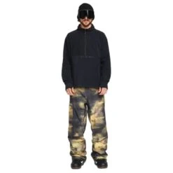 VOLCOM V-SCIENCE FLEECE P/O 1/2 ZIP BLACK 23 -Warm Winter Outlet Store 9 115077 v science fleece p o 1 2 zip black g4152301 blk 03