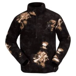 VOLCOM V-SCIENCE FLEECE P/O 1/2 ZIP BLEACH BLACK 23