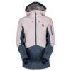 SCOTT JKT W'S VERTIC 3L SWEET PINK/METAL BLUE 23