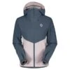 SCOTT JKT W'S EXPLORAIR 3L METAL BLUE/SWEET PINK