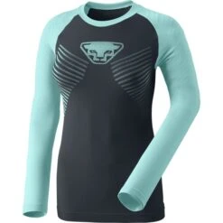 DYNAFIT SPEED DRYARN W L/S TEE MARINE BLUE 23
