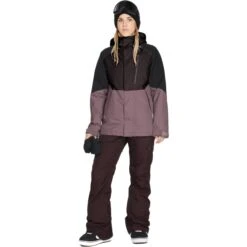 VOLCOM ARIS INS GORE JKT W BLACK PLUM 23 -Warm Winter Outlet Store 9 115513 aris ins gore jkt black plum h0452311 bpm 03