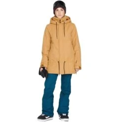 VOLCOM PAXSON 2L TDS INF PARKA W CARAMEL 23 -Warm Winter Outlet Store 9 115516 paxson 2l tds inf parka caramel h0452304 crl 03