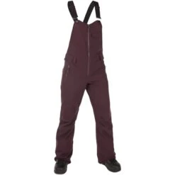 VOLCOM SWIFT BIB OVERALL W BLACK PLUM 23