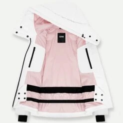 COLMAR LADIES TENDER SKI JACKET WHITE-PALE ROSE 23 -Warm Winter Outlet Store 9 115570 2978 1vc 01 03
