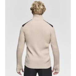 DAEHLIE SWEATER HALF ZIP COMFY MEN PEYOTE 23 -Warm Winter Outlet Store 9 115737 sweater half zip comfy men peyote 332024 94003 04
