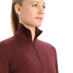 ICEBREAKER 200 OASIS LS HALF ZIP ESPRESSO 23 -Warm Winter Outlet Store 9 116040 200 oasis ls half zip espresso ib104380 064 04