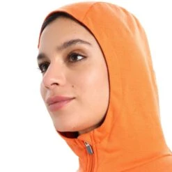 ICEBREAKER W QUANTUM III LS ZIP HOOD FLASH/C -Warm Winter Outlet Store 9 116065 w quantum iii ls zip hood flash c 551 ib0a59jw 551 04