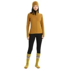 ICEBREAKER DESCENDER LS ZIP W CLOVE 23 -Warm Winter Outlet Store 9 116675 descender ls zip clove ib103900 556 04