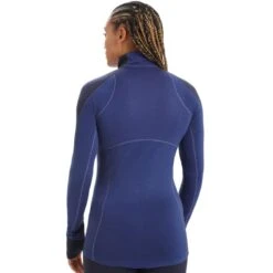ICEBREAKER 260 ZONE LS HALF ZIP W MIDNIGHT NAVY/ROYAL NAVY -Warm Winter Outlet Store 9 116682 260 zome ls half zip w midnight navy royal navy ib104394 078 03